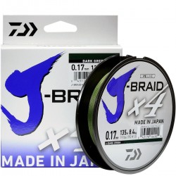 Daiwa J-Braid X4 Dark Green 270m