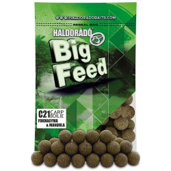 Haldorado Big Feed Boilies C21 Usturoi și Migdale 800g