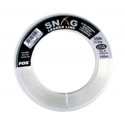 Fox Snag Leader Line Clear 0,45mm/25lb 100m