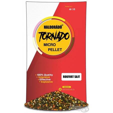 Micro Pelete Haldorado Tornado Branza Roquefort 400g