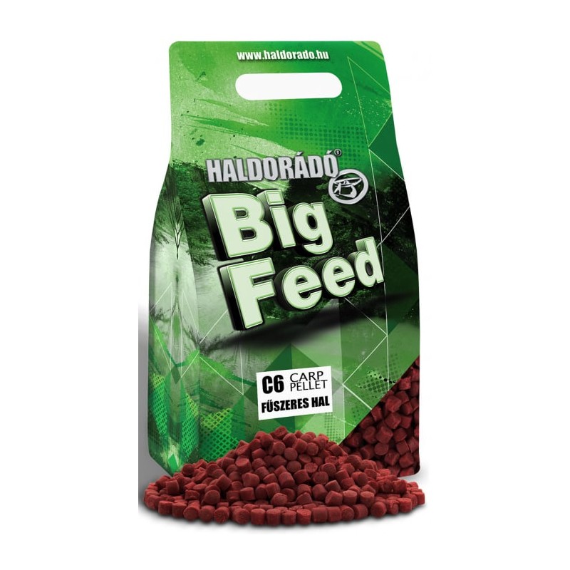 Pelete Haldorado Big Feed - C6 2Kg Peste Condimentat