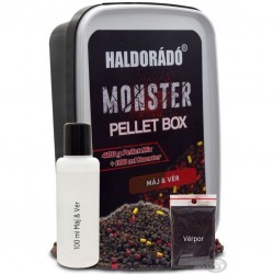 Pelete Haldorado Monster Pellet Box - Ficat & Sange, 400g