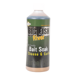 Lichid Atractant Dynamite Baits Big Fish River Bait Soak - Cheese & Garlic 500ml