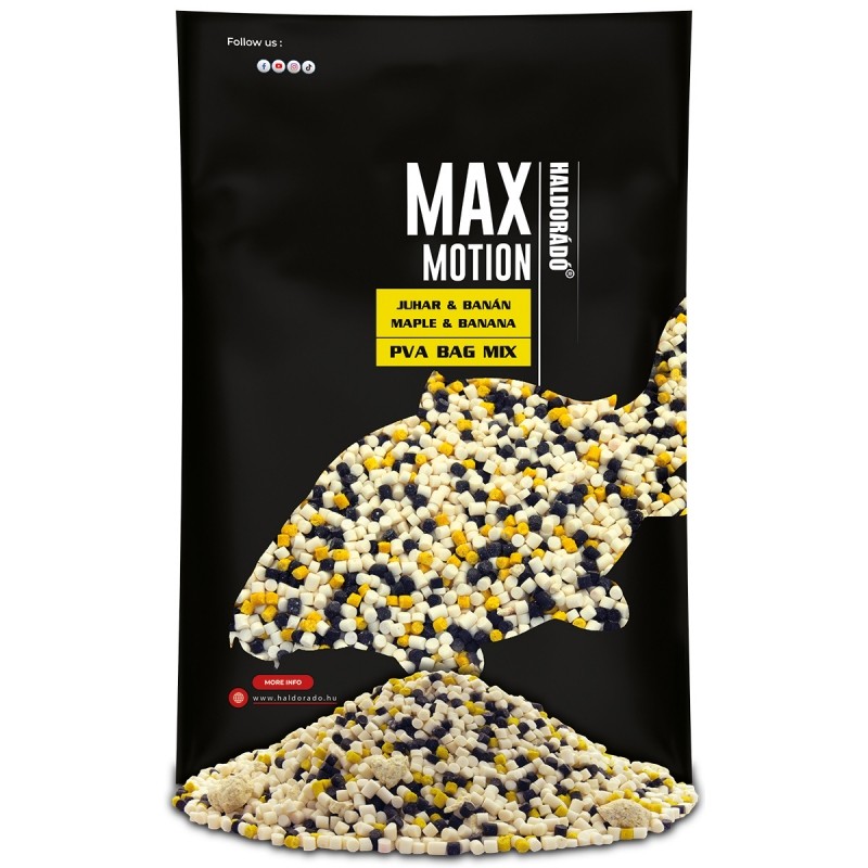 Pelete Haldorado - MAX MOTION PVA Bag Mix 600g - Artar & Banana