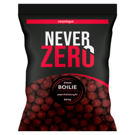 Boilies Fiert Never Zero No.1 (Paprikas kenyer) 24mm, 800g