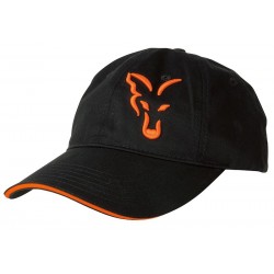 SAPCA FOX BLACK & ORANGE BASEBALL CAP