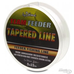 By Döme TEAM FEEDER Tapered Leader 5x15 m -  0,20-0,31 mm